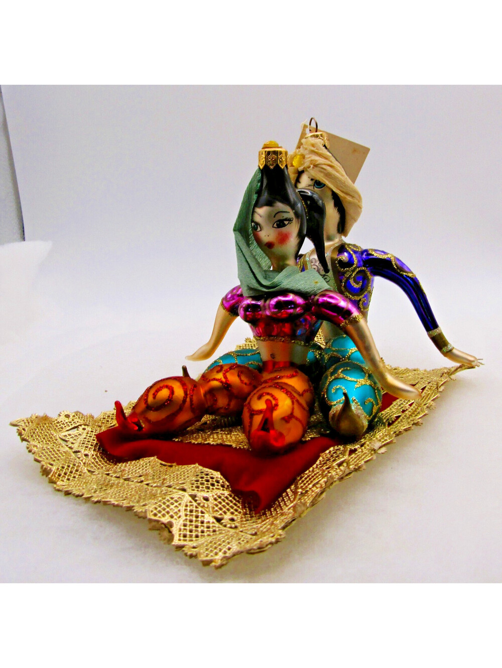Christopher Radko 1999 Magic Carpet Ride Ornament with Tag and Rockefeller Box